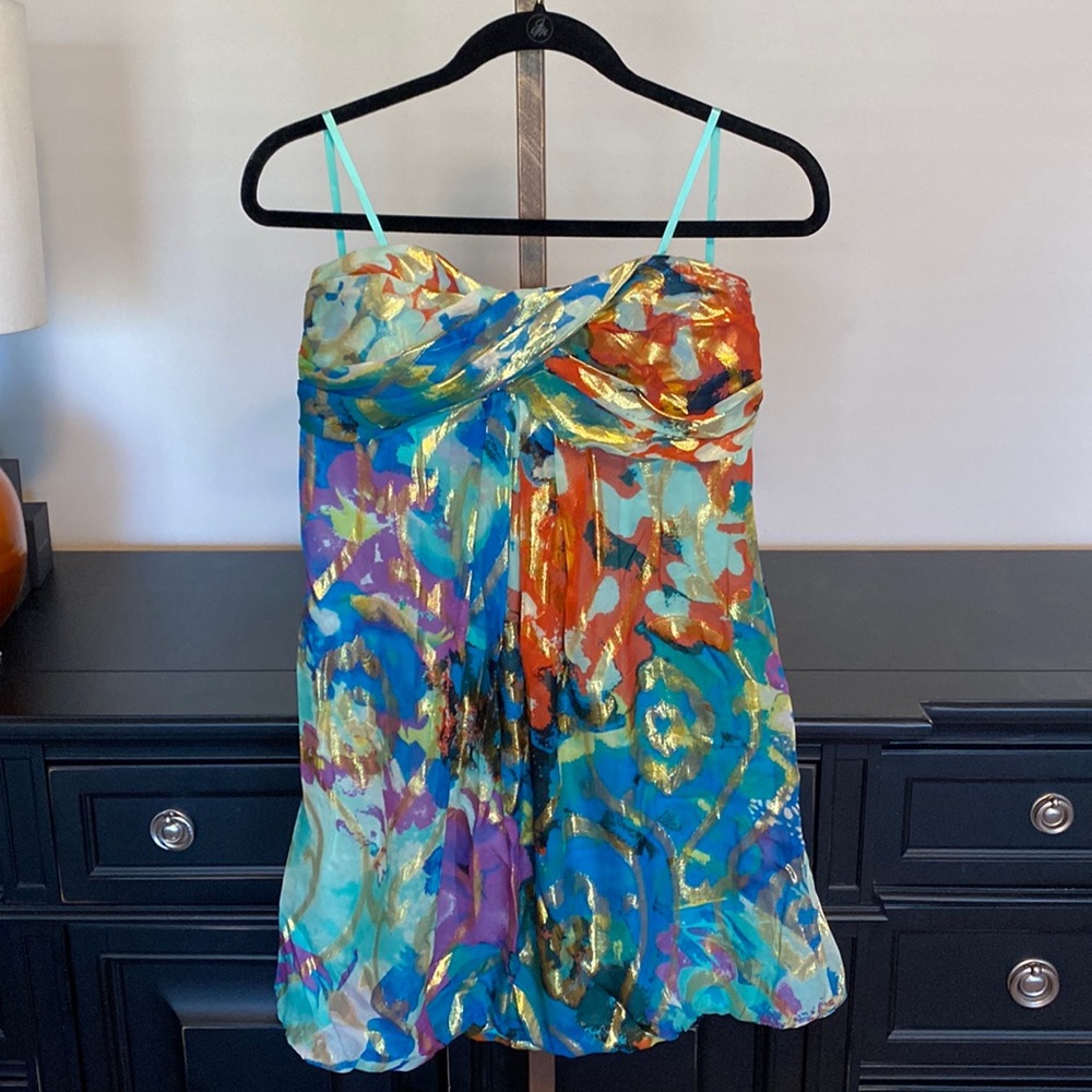 Cache Strapless Mini Bubble Dress - image 1